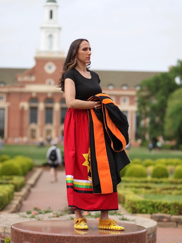 Been, a citizen of the Muscogee (Creek) Nation and member of the Thlopthlocco Tribal Town, played basketball at Bacone College. (Photo courtesy of Nicole Been)