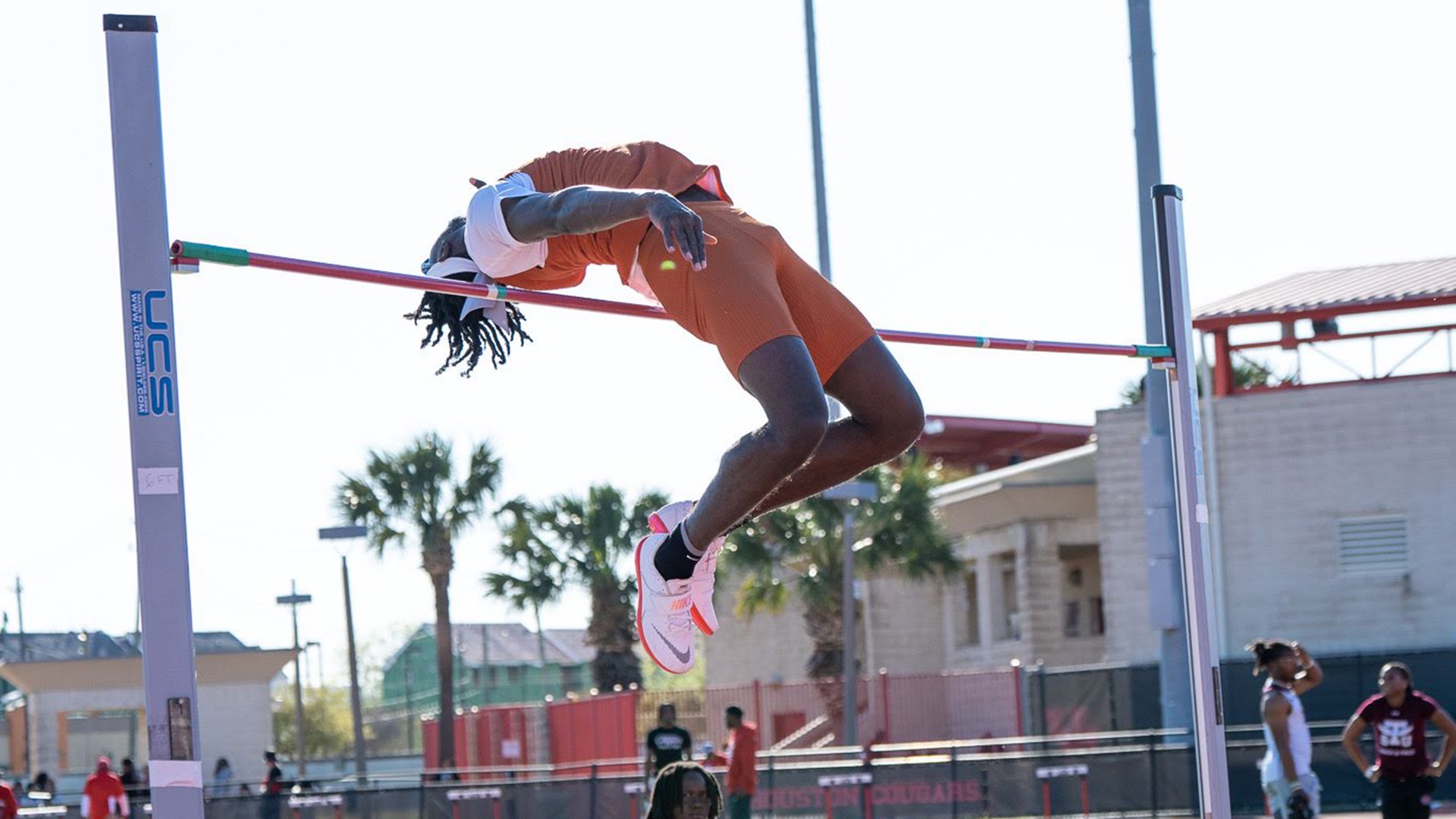 As a sophomore, Agbonkonkon excelled athletically, competing in the Southeastern Conference indoor and outdoor track and field championship meets after winning multiple invitational meets.