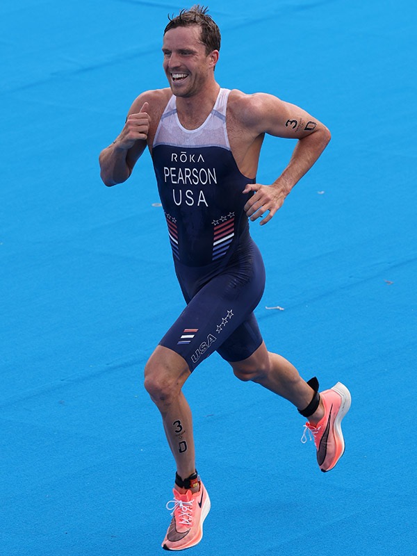 At the 2024 World Triathlon Championship Series race in May, Pearson took gold, marking the first time a U.S. man has claimed victory in a World Triathlon Series event since 2009.