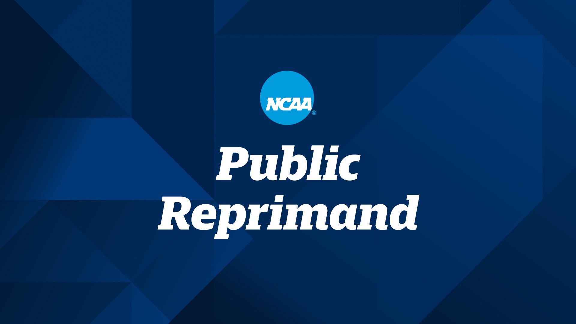East Texas Baptist softball coach issued public reprimand