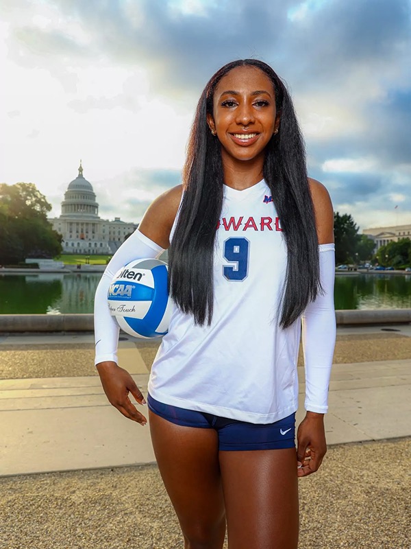 Rya McKinnon Howard University VB 1