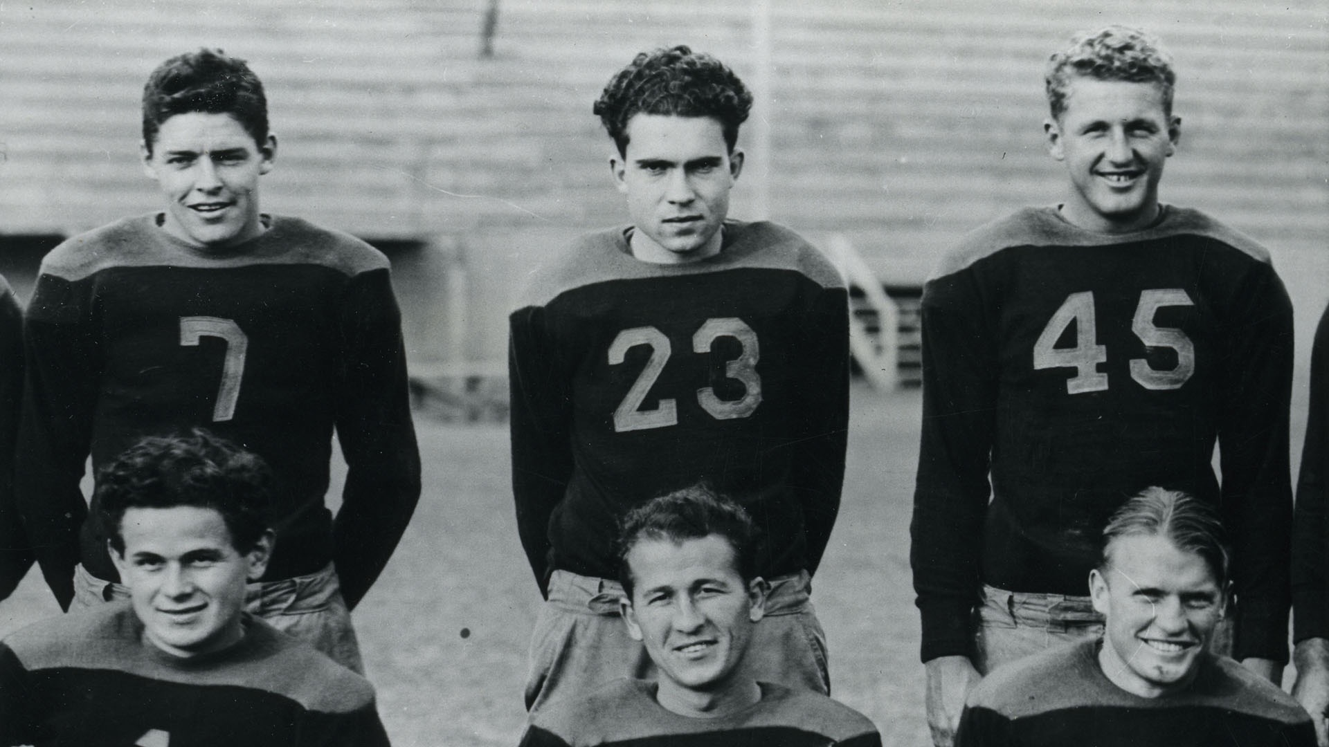 Nixon (23) played football at Whittier