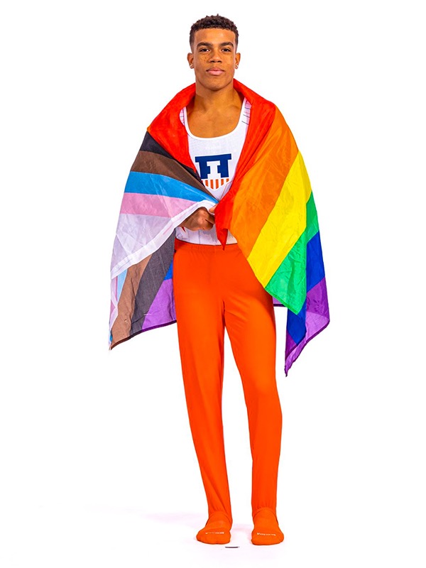 Sam Phillips, an All-America gymnast, also served as Student-Athlete Advisory Committee president and co-founded the LGBTQ+ and Black Student-Athlete Advocacy Group on Nebraska's campus. 