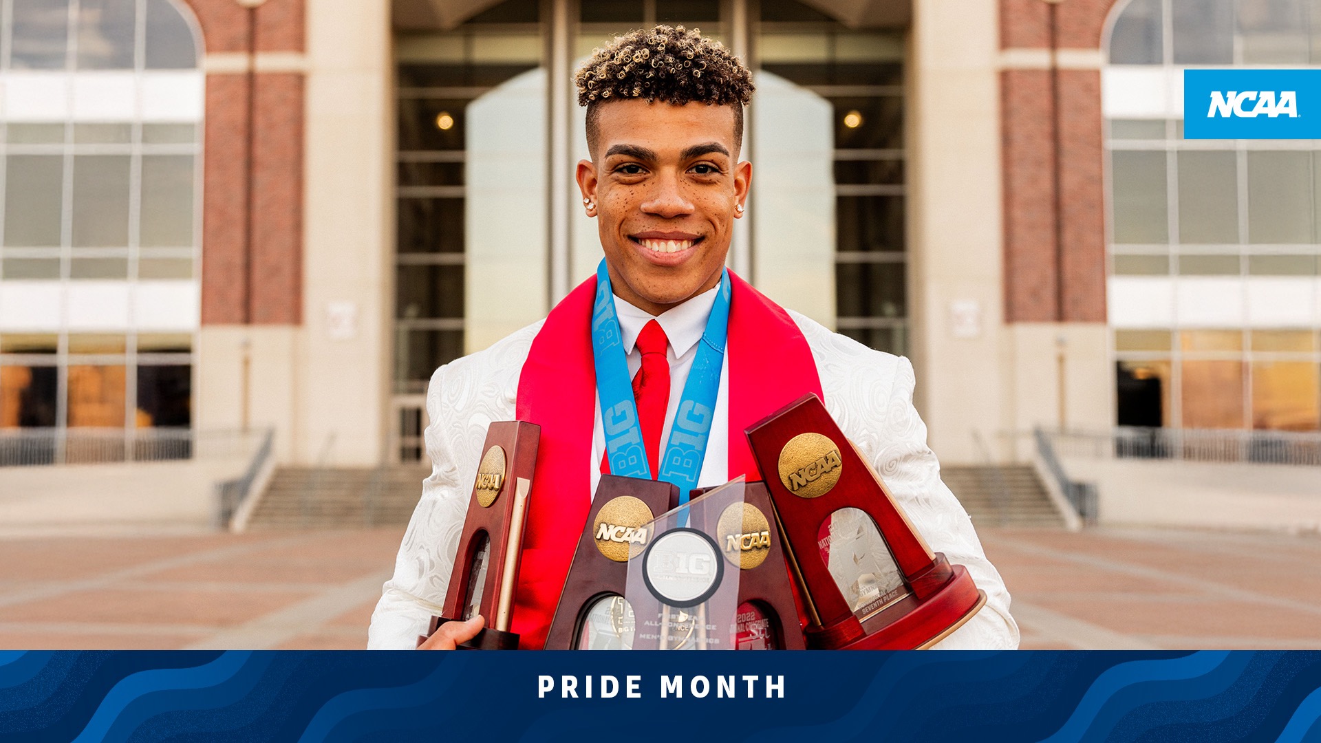How Big Ten standout Sam Phillips champions LGBTQ+ visibility in college gymnastics