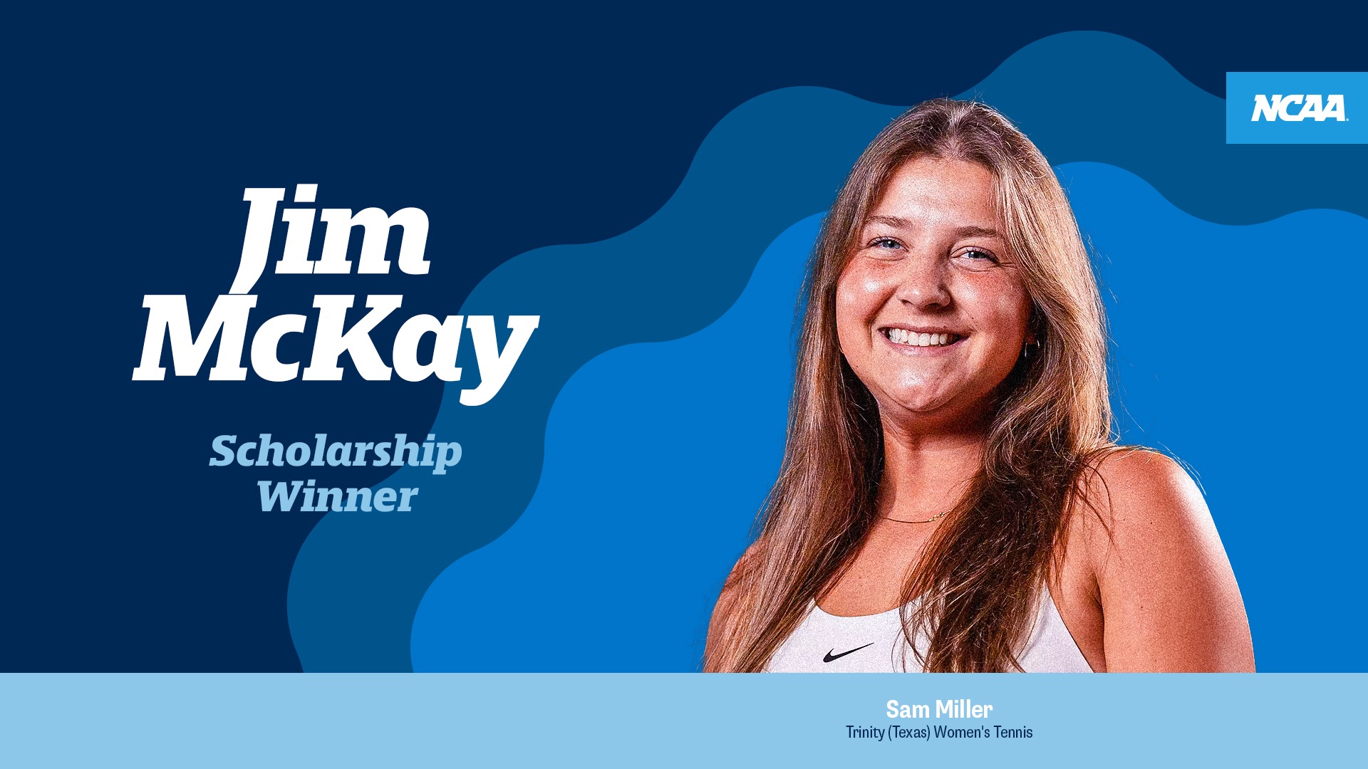 Sam Miller of Trinity (Texas) named 2025 McKay Scholarship recipient