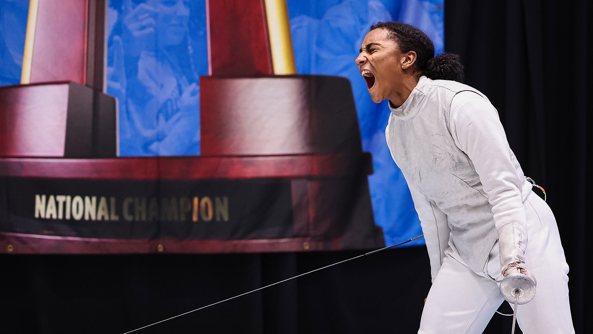 Scruggs won an NCAA championship in 2023, an experience she said benefited her on the Olympic stage in Paris.