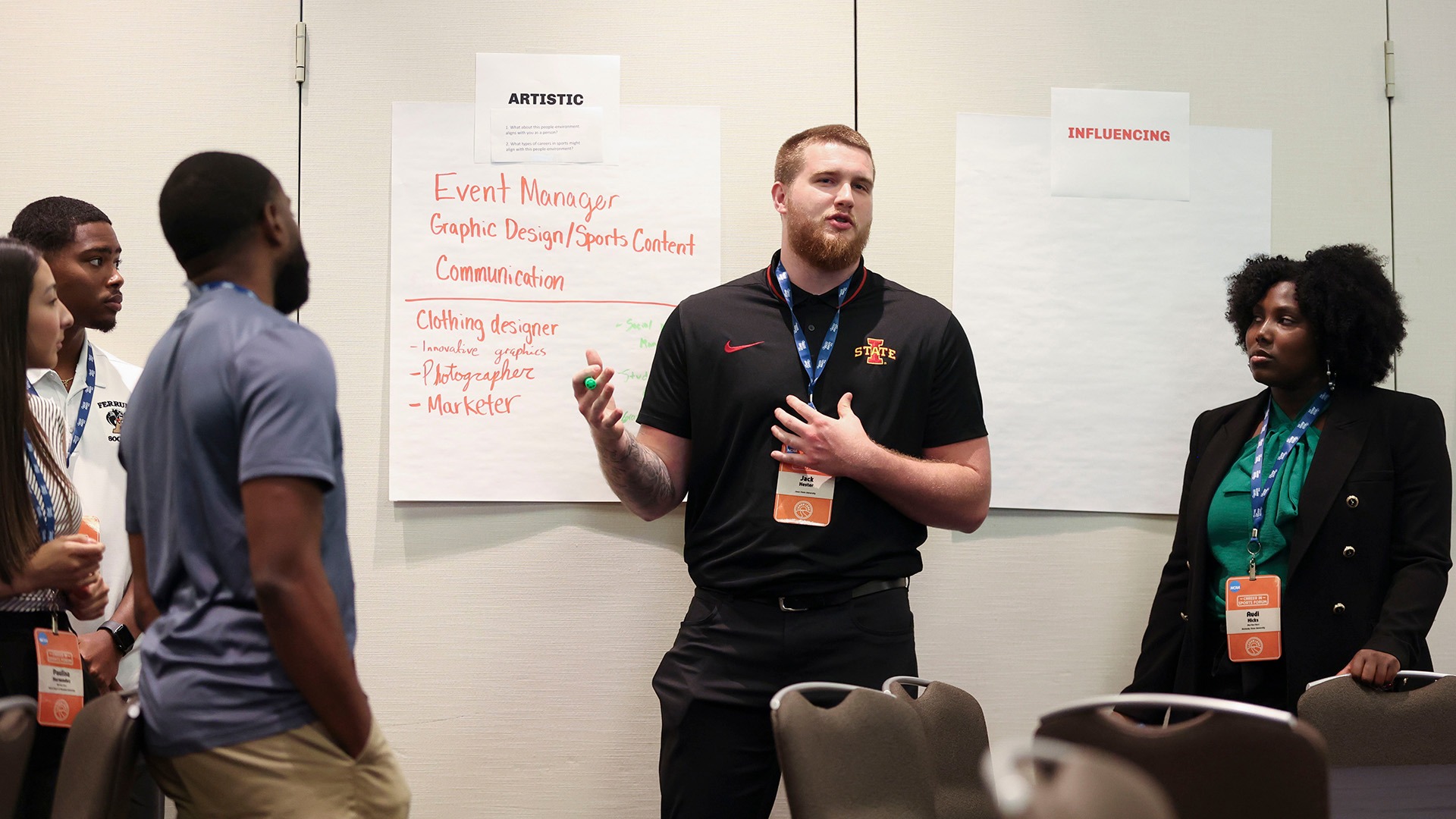 30 MAY 2024: The 2024 Career in Sports Forum takes place at the NCAA National Office in Indianapolis, Indiana. (Tyler Schank/NCAA Photos)
