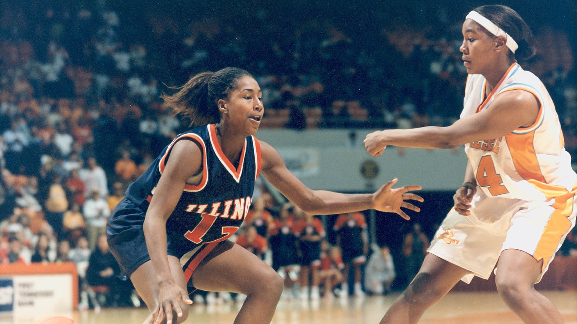 From playing in the backyard to college, Tauja (left) and Tamika Catchings (right) always made each other better on the court. The two are best friends, and continue to work together, co-founding the Catch the Stars Foundation. (Photo courtesy of Tauja Catchings)