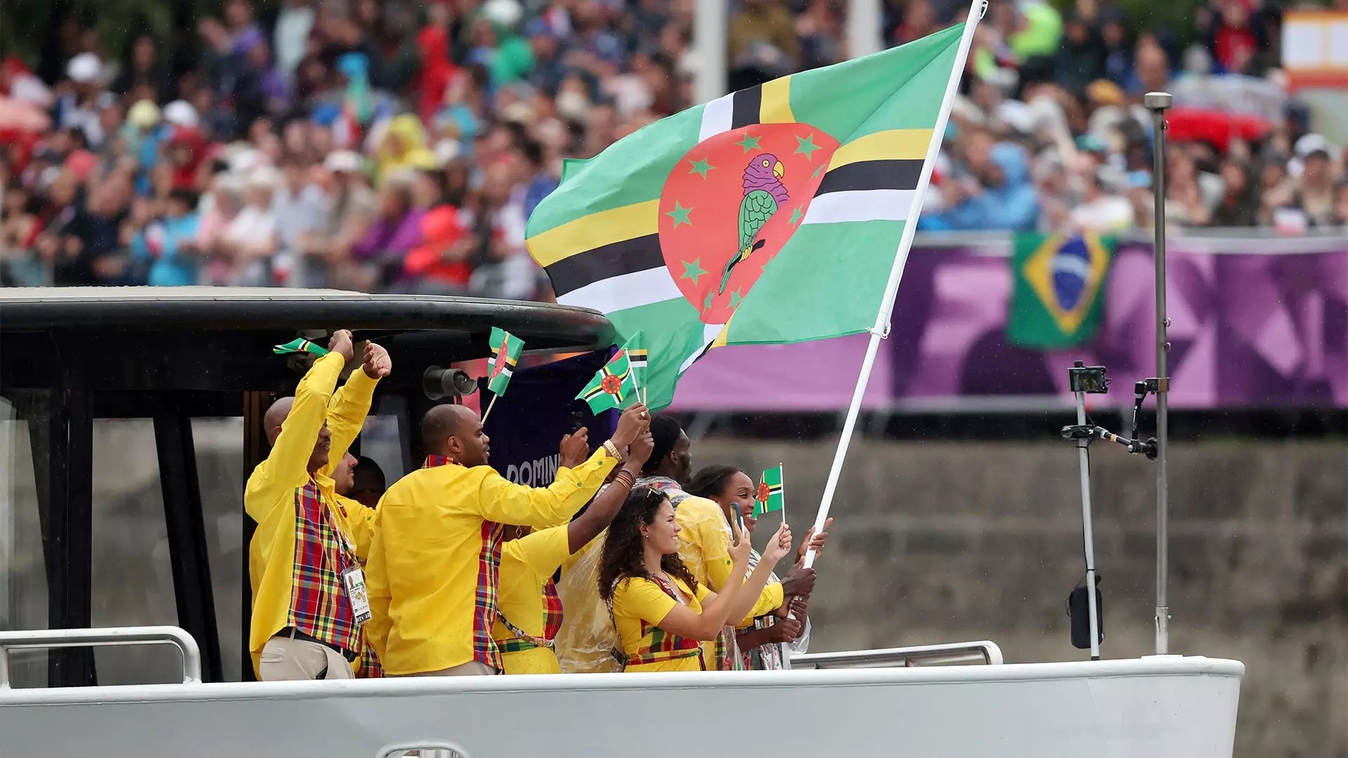 Thea Lafond was selected as Dominica's flag bearer for the Opening Ceremonies of the 2024 Paris Olympics.