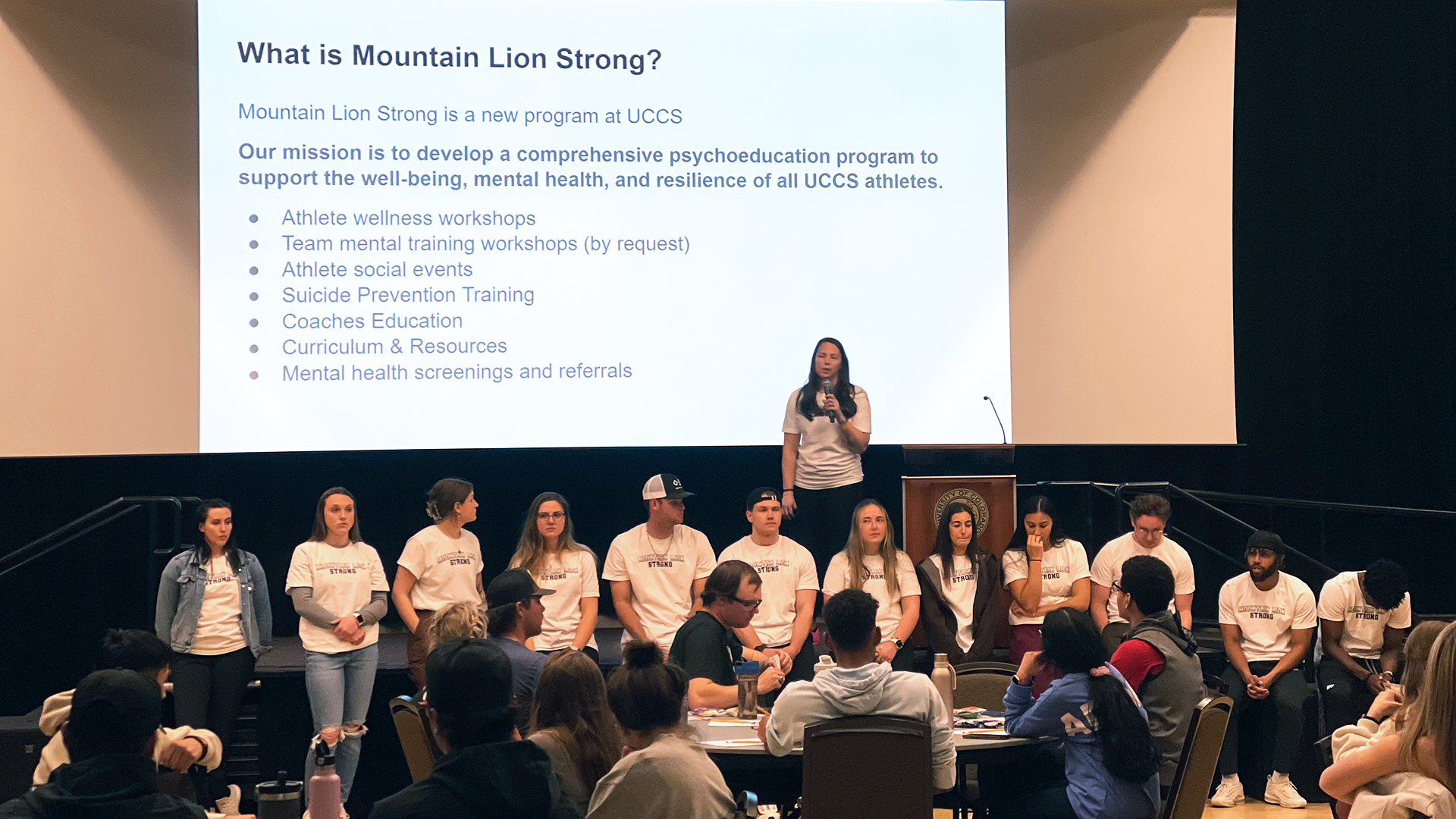 Mountain Lion Strong program prioritizes student-athlete mental health