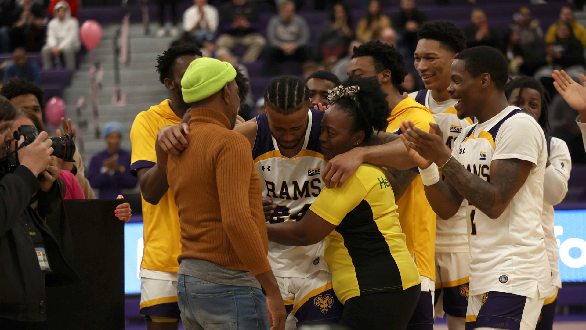 West Chester’s Jordan Kellier receives the Senior Day gift of a lifetime