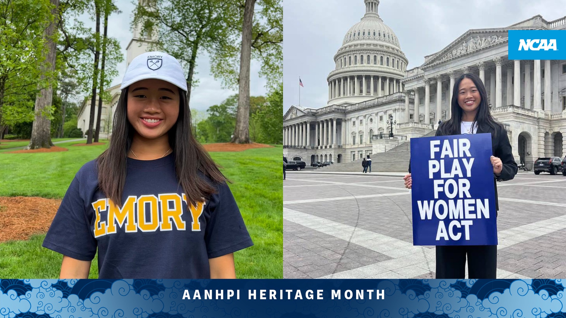 Emory soccer player Leah Wang reflects on advocating for gender equity on Capitol Hill