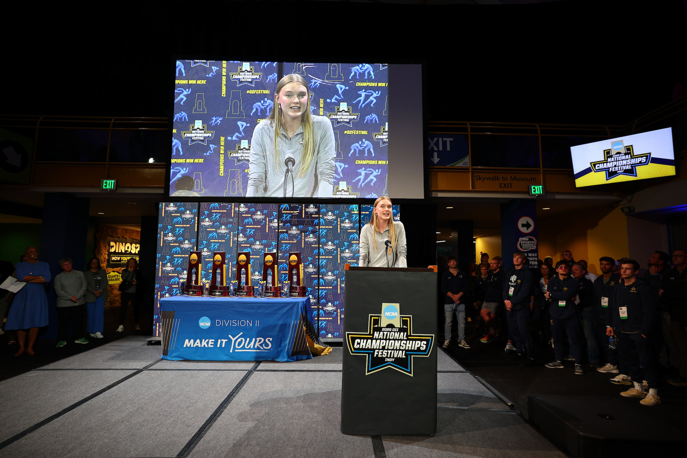 11 MAR 2025: The NCAA Division II Festival takes place in Indianapolis, IN. Jamie Schwaberow/NCAA Photos