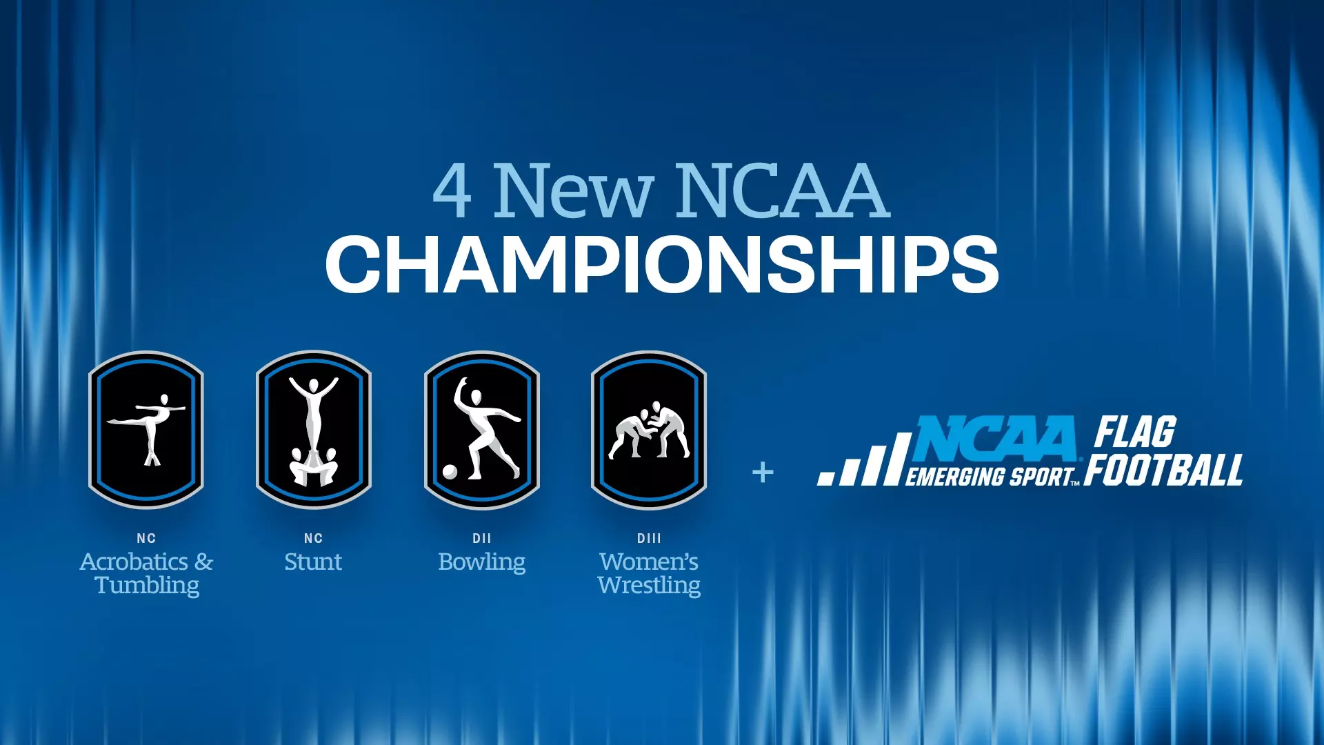 NCAA to add four new championships