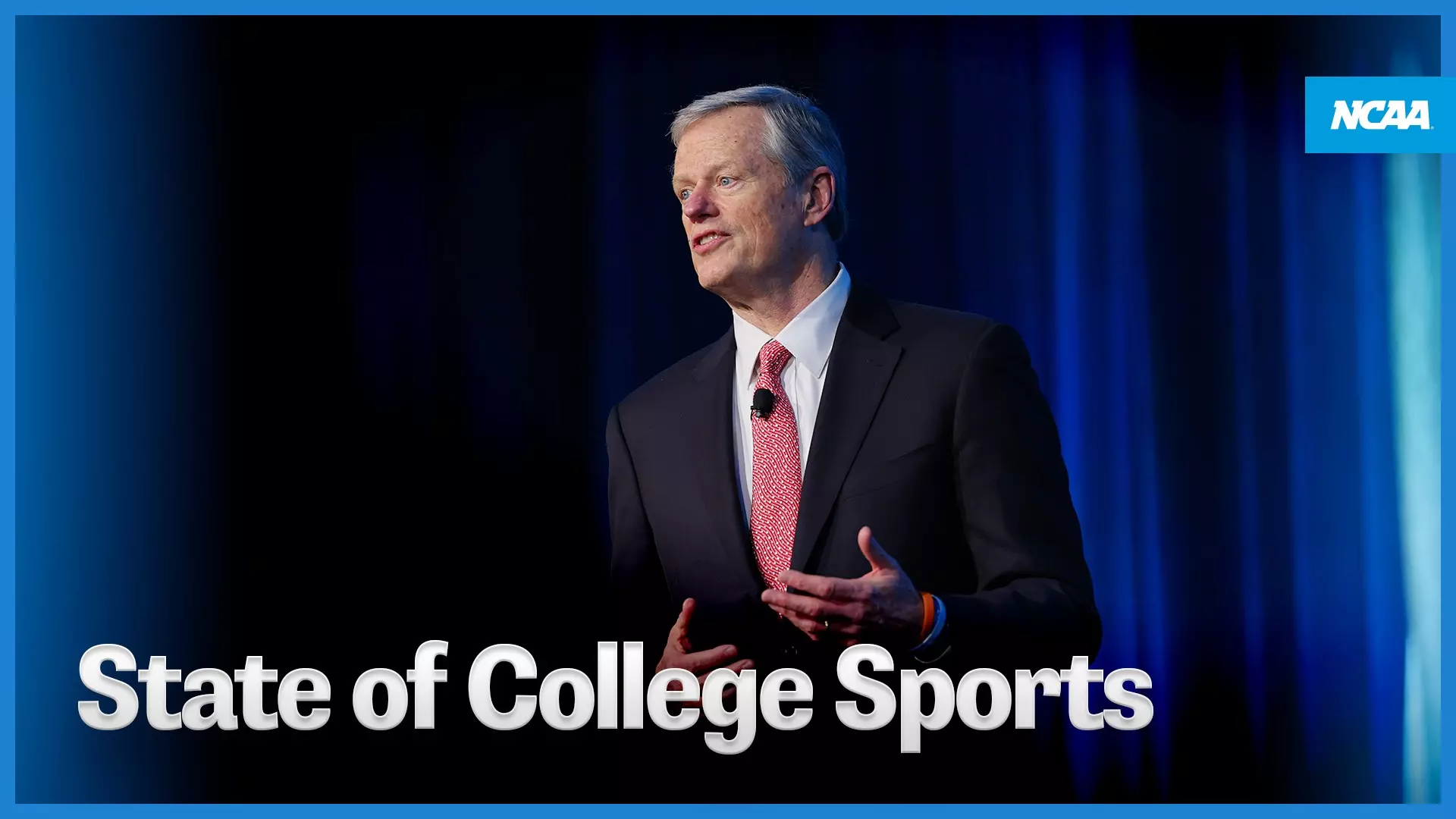 NCAA President Charlie Baker’s State of College Sports address highlights progress, continued challenges
