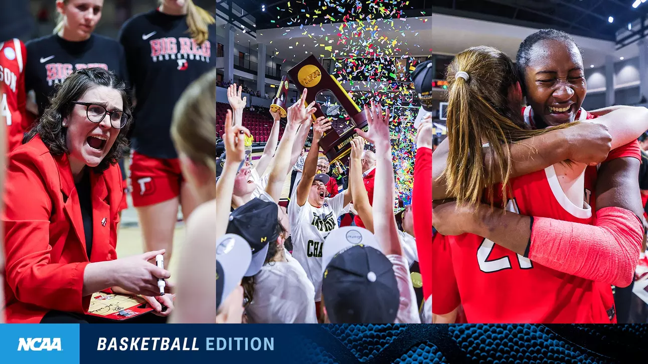 After coach’s battle with cancer, Denison women’s basketball wins first Division III national championship