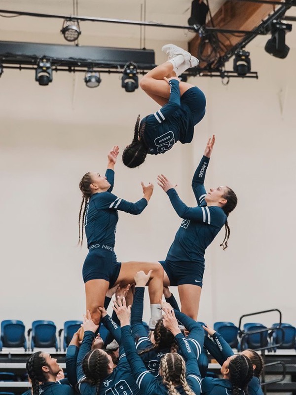 What should you expect watching a stunt game? "A fast, intense, very athletic hour," California Baptist coach Brandon Seagondollar said. "It puts all the athletic ability of every sport into one amazing game. The footwork, the athletic ability, the mental toughness, it's extremely exhilarating." (Photos courtesy of Maddie Arochi)