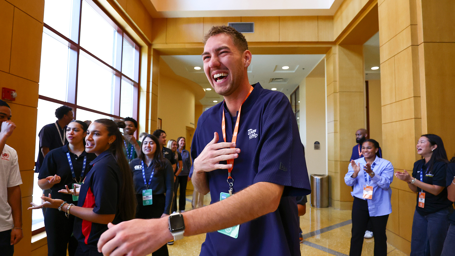 Former student-athlete Tyler Schnaible is paying it forward as a facilitator for NCAA leadership development programs