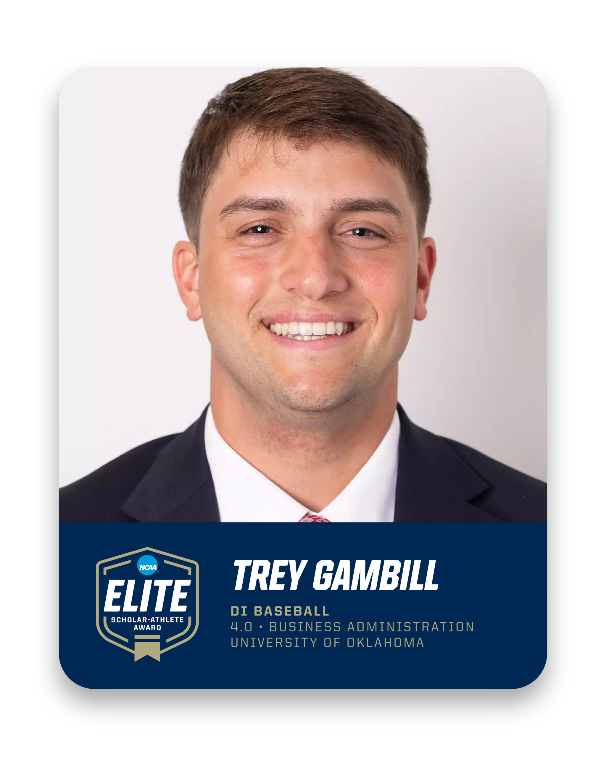 2025-26 Elite Scholar-Athlete: Trey Gambill DI Baseball