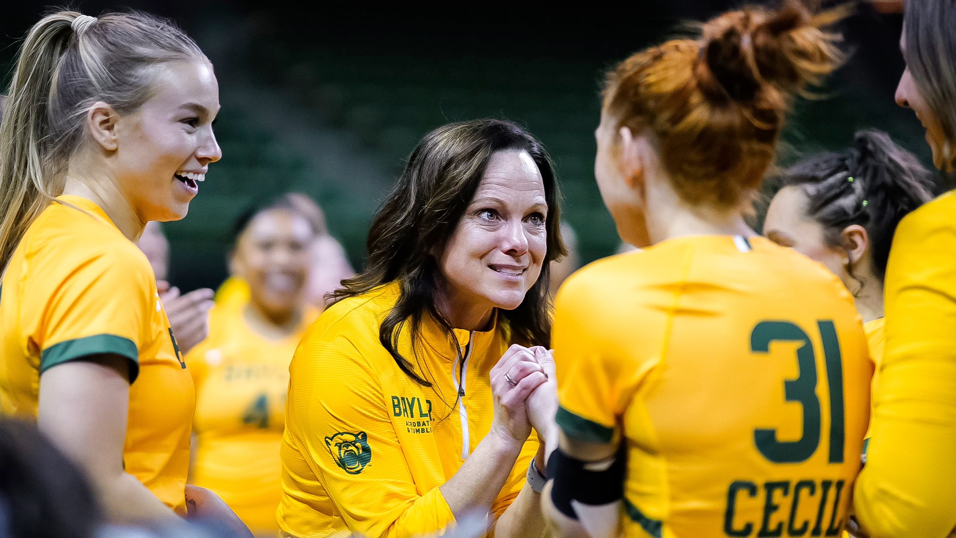 Mulkey was instrumental in leading acrobatics and tumbling to NCAA championship status in January.
