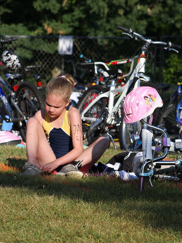 Before becoming a record-breaking triathlete at North Central (Illinois), Hailey Poe began competing in triathlons at age 7. (Photos courtesy of Hailey Poe) (13)