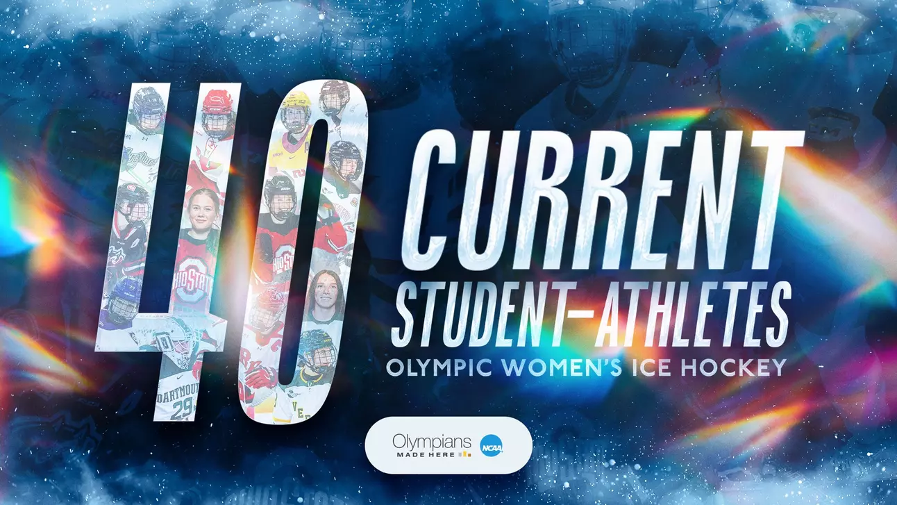 How many women’s ice hockey Olympians currently play college hockey?