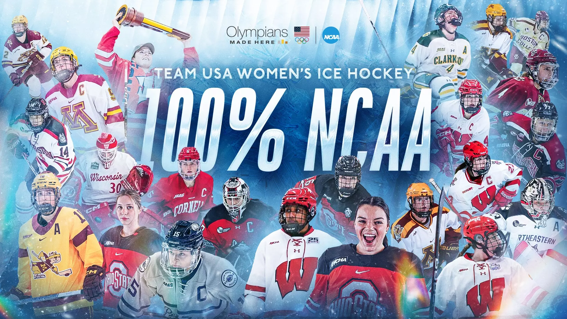 NCAA-built Team USA wins Olympic gold in Milan Cortina