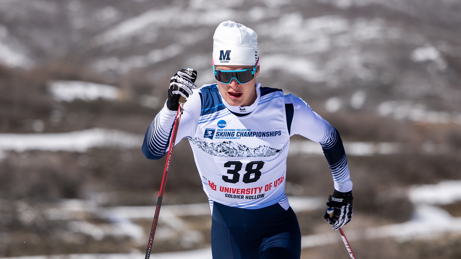 Peter Wolter was a two-time All-American as a Nordic skier at Middlebury. (Photo by Dustin Satloff / NCAA Photos)