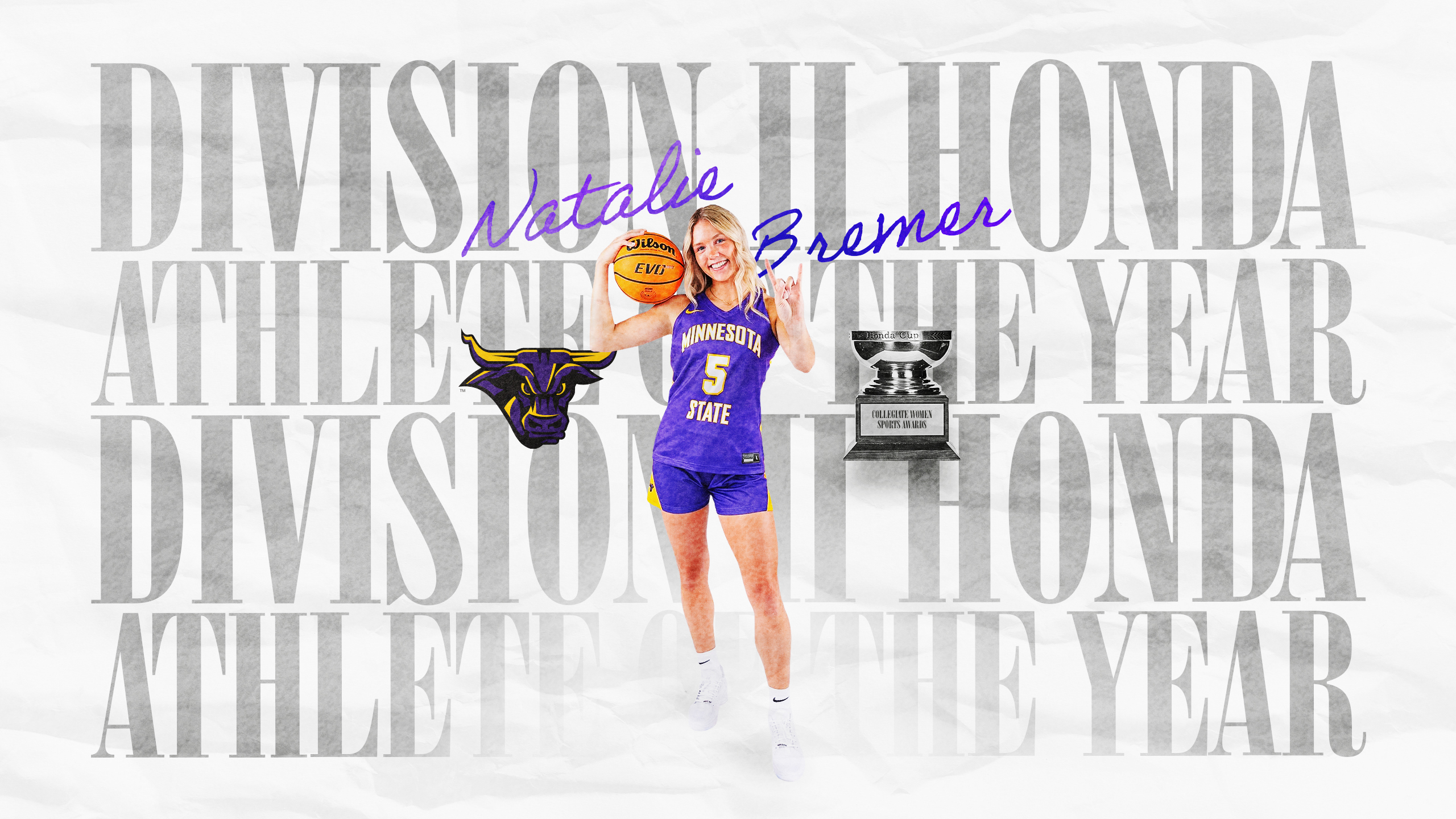 Division II Honda Award winner Natalie Bremer
