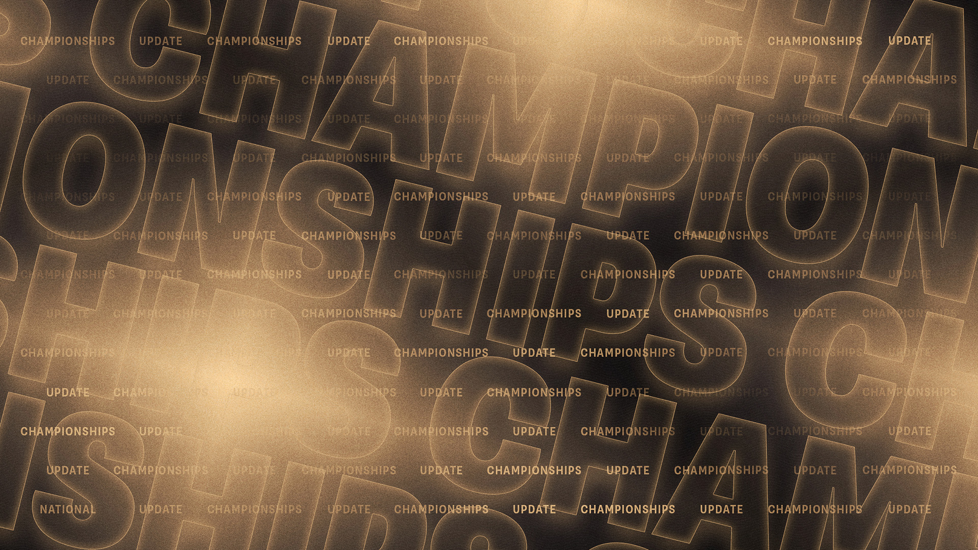 Championships Update