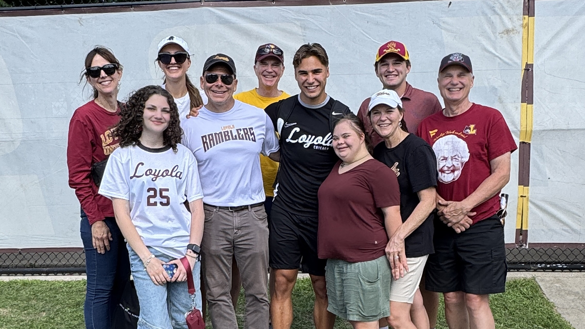 Aidan Crawford’s family attended nearly every single game during his four years. He cites his family as inspiring a life in service to others.
