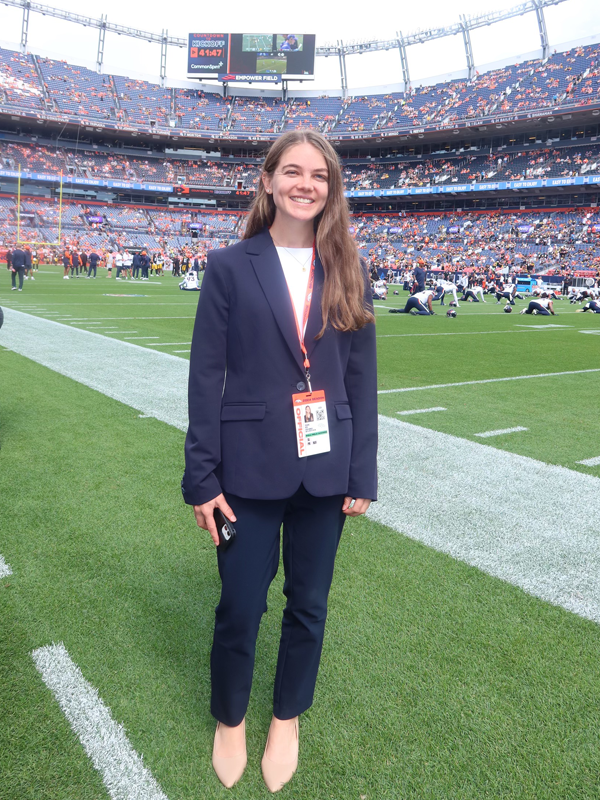 Weir continues to share athletes’ stories as a member of the Denver Broncos editorial team.