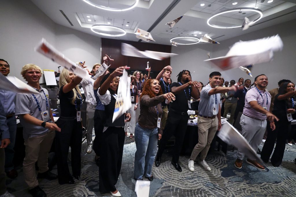 Legacy Lab participants celebrating.